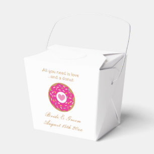 Alles was Sie brauchen ist Liebe und eine Donut ni Geschenkschachtel