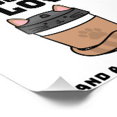 Alles, was Sie brauchen, ist Liebe und eine Kaffee Fotodruck (Ecke)