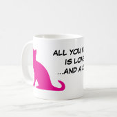 Alles, was Sie brauchen, ist Liebe und eine komisc Kaffeetasse (Vorderseite Links)