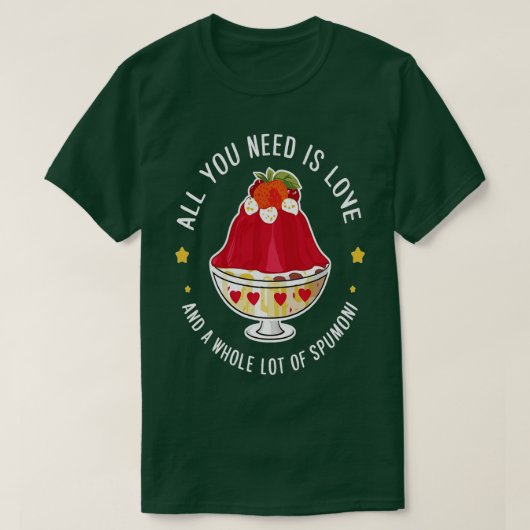 alles was Sie brauchen ist Liebe und eine Menge Sp T-Shirt (Design vorne)