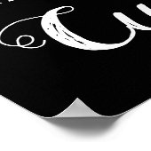 Alles, was Sie brauchen, ist Liebe und eine Schoko Poster (Ecke)