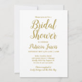 Alles was Sie brauchen ist Liebe und Eis Brautpart Einladung (Rückseite)