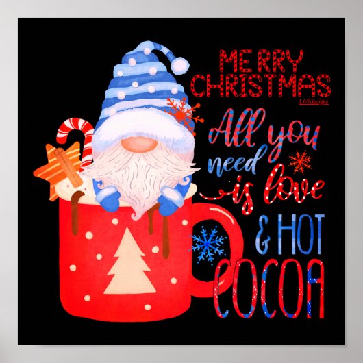 Alles, was SIE brauchen, ist LIEBE und herzlicher  Poster (Vorne)