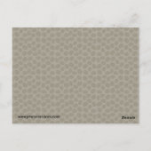 Alles was Sie brauchen ist Liebe und Kaffee - Eich Postkarte (Rückseite)