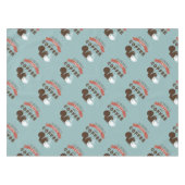 Alles was Sie brauchen ist Liebe und Kaffee - Eich Tischdecke (Vorderseite (Horizontal))