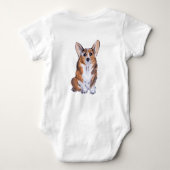 Alles was Sie brauchen ist Liebe und Korgi Baby Strampler (Rückseite)