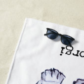 Alles, was Sie brauchen, ist Liebe und Korgi Strandtuch (Beispiel)