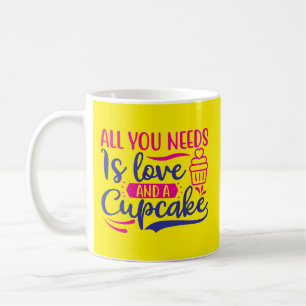 Alles, was Sie brauchen, ist Liebe und Kuchen Kaffeetasse