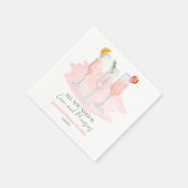 Alles was Sie brauchen ist Liebe und Mimosas Braut Serviette (Ecke)