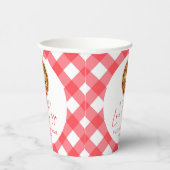 Alles was Sie brauchen ist Liebe und Pizza Brautpa Pappbecher (Rechts)