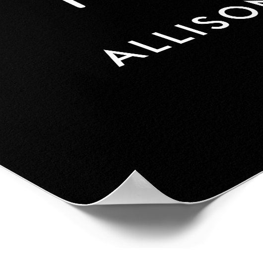 Alles, was Sie brauchen, ist Liebe und Pizza Hochz Poster (Ecke)