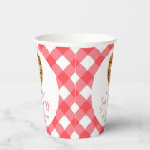 Alles was Sie brauchen ist Liebe und Pizza Probe D Pappbecher (Rechts)