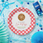 Alles was Sie brauchen ist Liebe und Pizza Probe D Pappteller (Party)