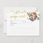 Alles was Sie brauchen ist Liebe und Pizza Rezept  Einladung (Vorderseite)