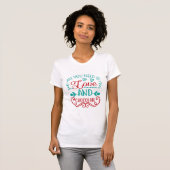 Alles was Sie brauchen ist Liebe und Schokolade T-Shirt (Vorne ganz)
