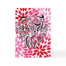 Alles was Sie brauchen ist Liebe Valentinstag