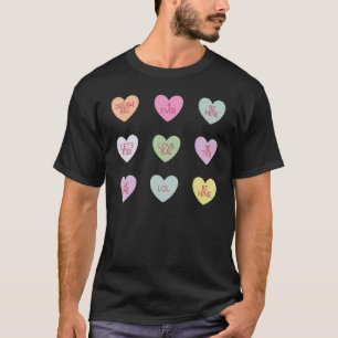 Alles, was Sie brauchen, ist Luv Herz Candy Liebe T-Shirt