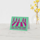 ALLES, WAS SIE BRAUCHEN, IST RUB KARTE (Gelbe Blume)