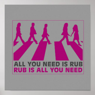 ALLES, WAS SIE BRAUCHEN, IST RUB POSTER