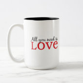 Alles, was Sie brauchen, ist Tasse der Liebe (Links)