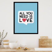 Alles, was Sie brauchen Poster (Küche)