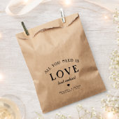 Alles, was Sie brauchen, sind die Gastgeschenk Hoc Geschenktütchen (Ausgeschnitten)