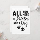 Alles, was Sie brauchen, sind Pilze und ein Hund Karte (Vorderseite/Rückseite Beispiel)