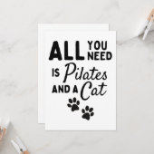 Alles, was Sie brauchen, sind Pilze und eine Katze Karte (Vorderseite/Rückseite Beispiel)