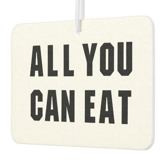 ALLES, WAS SIE ESSEN KÖNNEN AUTOLUFTERFRISCHER (Links)