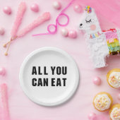 ALLES, WAS SIE ESSEN KÖNNEN PAPPTELLER (Party)