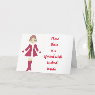 ALLES, WAS SIE GLÜCKLICH MACHT **NIECE** KARTE