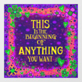 Alles, was Sie "Inspirivity"-Fensterheber Gewollt Fensteraufkleber (Blatt)