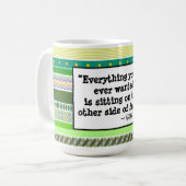 Alles, was Sie je gewollt haben, Grün fördern Kaffeetasse (Vorderseite Links)