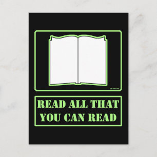 Alles, was Sie lesen können Postkarte