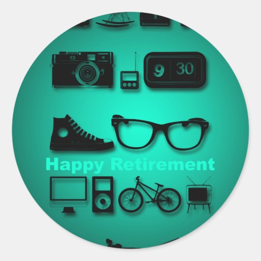 Alles, was Sie mögen, Geschenke für die Altersvors Runder Aufkleber (Vorderseite)