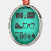 Alles, was Sie mögen, Geschenke für die Altersvors Silbernes Ornament (Links)