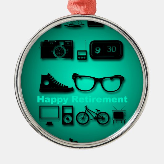 Alles, was Sie mögen, Geschenke für die Altersvors Silbernes Ornament (Vorne)