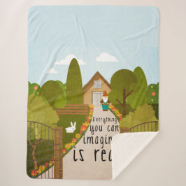 Alles, was Sie sich vorstellen können, ist echt Sherpadecke