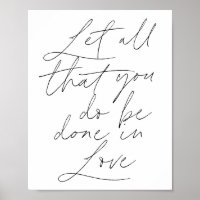 Alles, was Sie tun, in Liebe Script gelassen werde