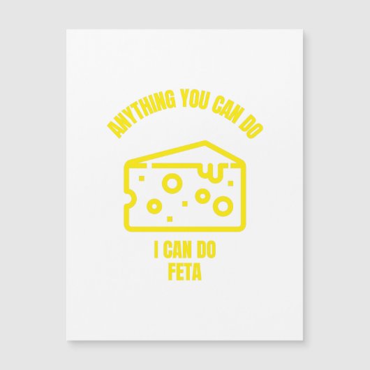 Alles, was Sie tun können, kann ich einen lustigen Magneteinladung (Vorderseite)