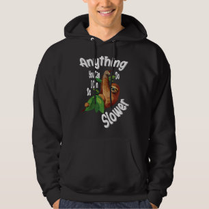 Alles, was Sie tun können, kann ich langsamer Flat Hoodie
