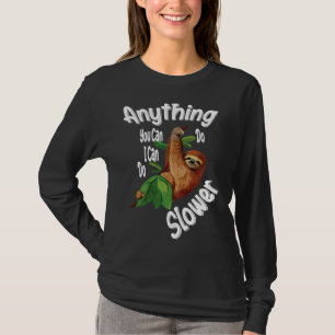 Alles, was Sie tun können, kann ich langsamer Flat T-Shirt