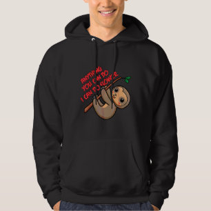Alles, was Sie tun können, kann ich langsamer-Funn Hoodie