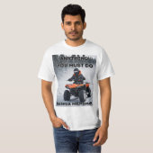 "Alles, was Sie tun müssen" Herrenklassische Tee 2 (Vorne ganz)