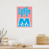Alles, was sie tut, ist Magie Poster (Küche)
