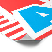 Alles, was sie tut, ist Magie, Typografie Poster (Ecke)