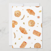 Alles, was Sie wissen, ist Liebe Backgebäck Brautp Einladung (Rückseite)