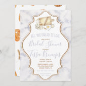 Alles, was Sie wissen, ist Liebe Backgebäck Brautp Einladung (Vorne/Hinten)