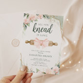 Alles, was Sie wissen, ist Liebe Rosa Brautparty Einladung