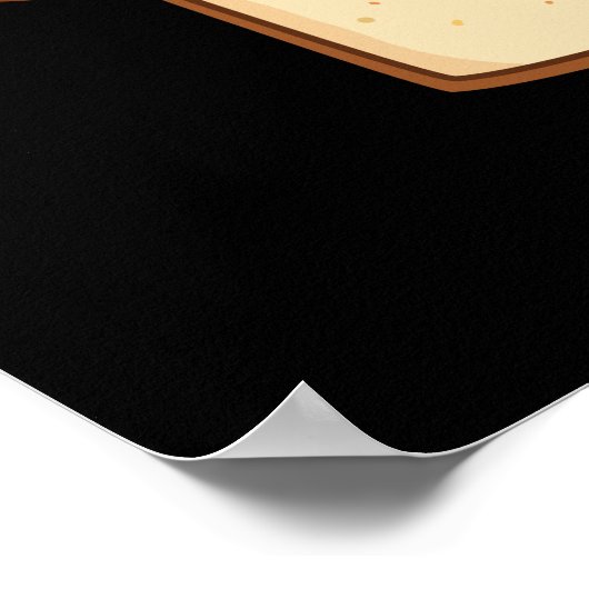 Alles, was Sie wissen, ist Loaf Funny Brot Puppe D Poster (Ecke)